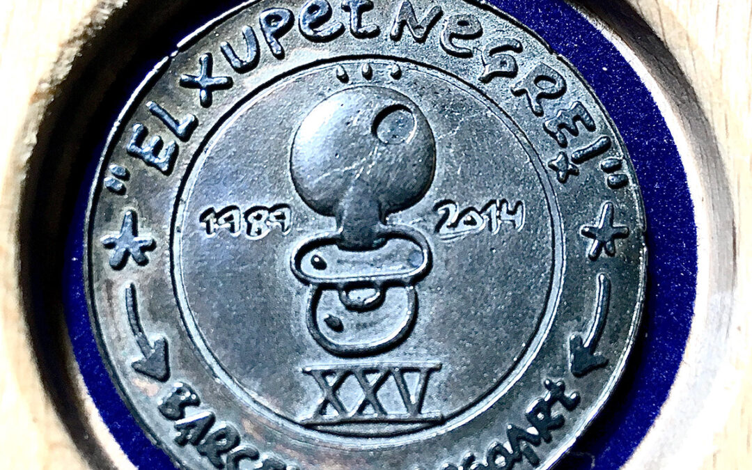 El Xupet Negre-25th Anniversary Silver Coin-Limited Edition of 25